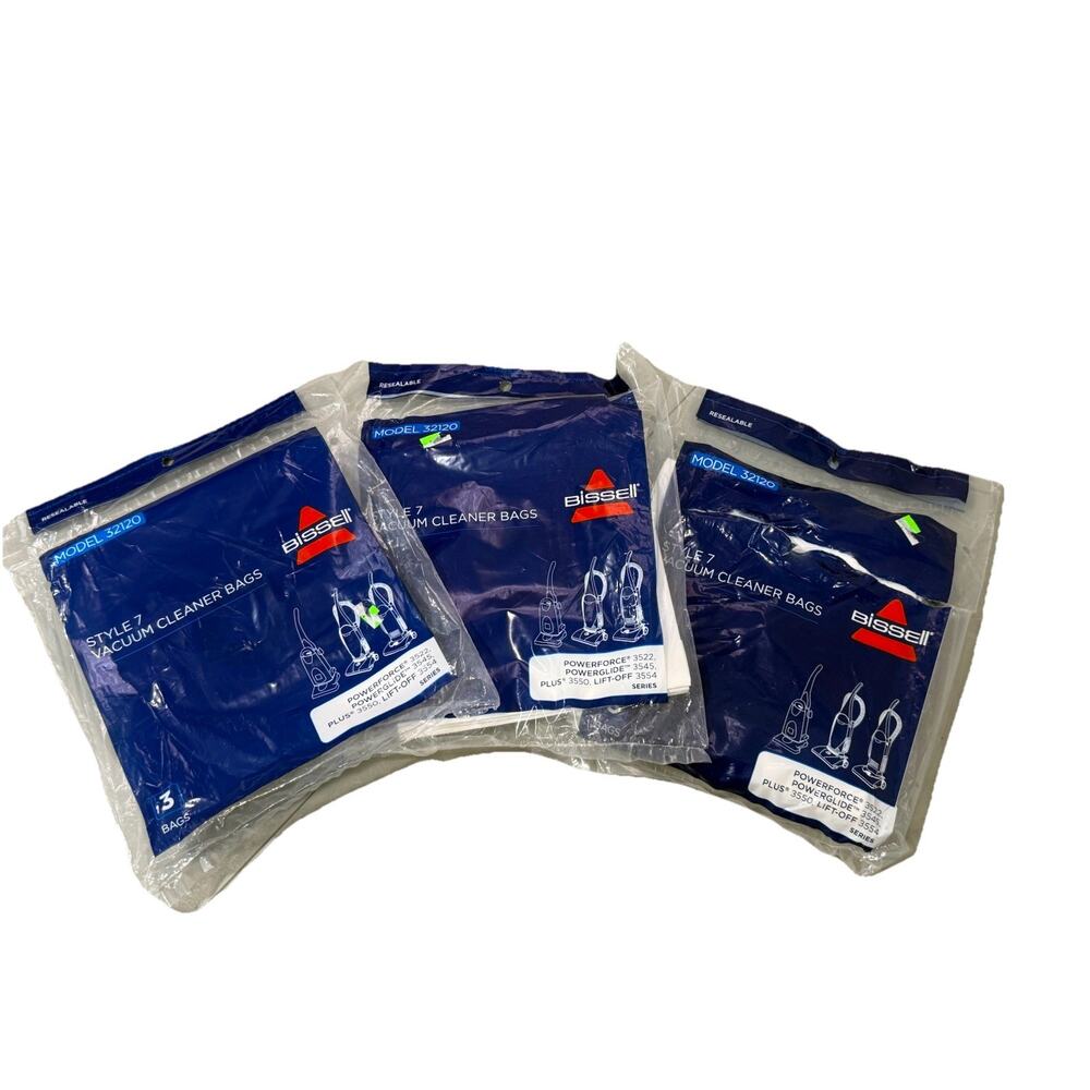 Bissell Style 7 Vacuum Cleaner Bags Model 32120 9 Bags‎